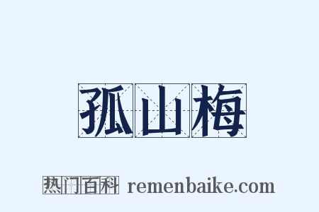 孤山梅是什么意思的图片